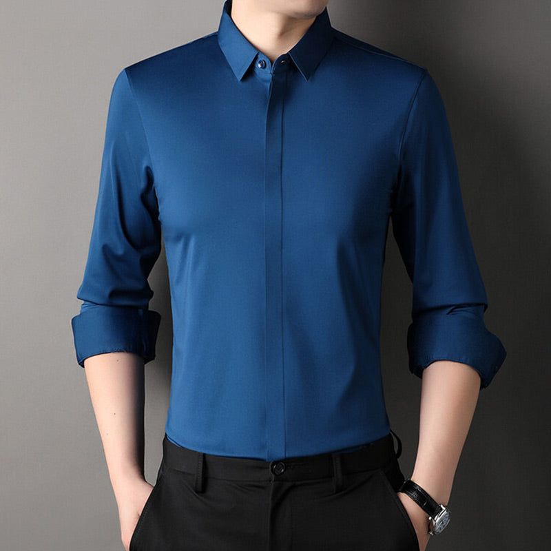 ⏳ Limited time 50% off! 💥Men's Wrinkle-Free Button-Down Shirt(The more you buy, the higher the discount)