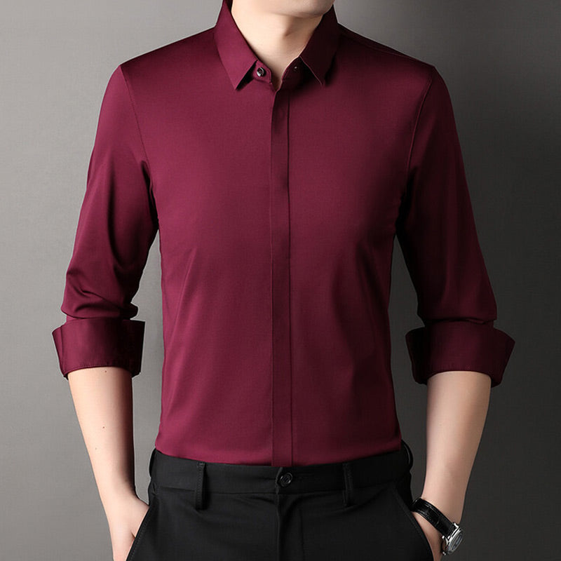 ⏳ Limited time 50% off! 💥Men's Wrinkle-Free Button-Down Shirt(The more you buy, the higher the discount)