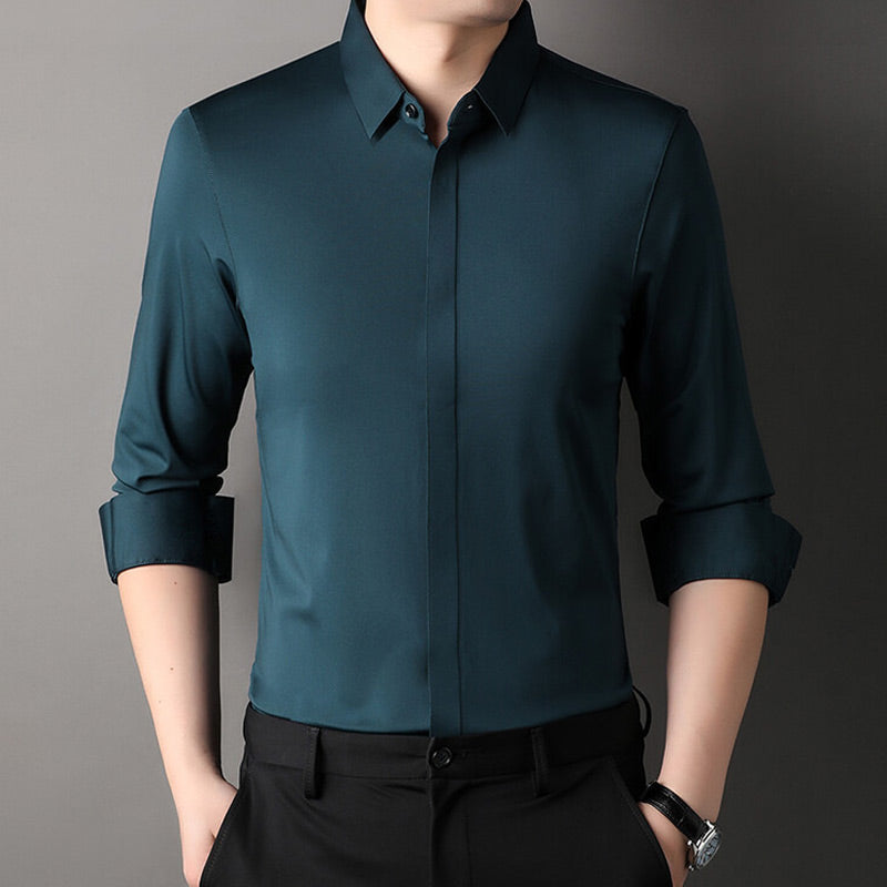 ⏳ Limited time 50% off! 💥Men's Wrinkle-Free Button-Down Shirt(The more you buy, the higher the discount)