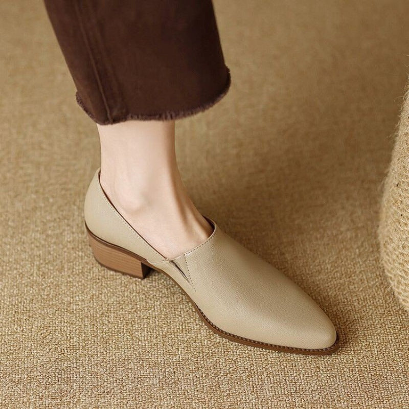 ✨ Spring/Summer Hot Sale 50% OFF 💕Women's Vintage Pointed Toe Slip-On Soft Shoes(The more you buy, the higher the discount)