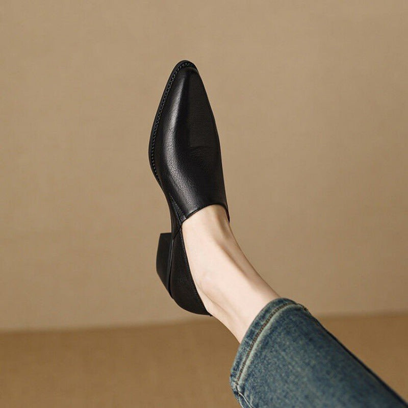 ✨ Spring/Summer Hot Sale 50% OFF 💕Women's Vintage Pointed Toe Slip-On Soft Shoes(The more you buy, the higher the discount)