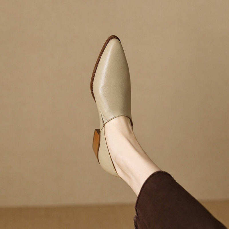✨ Spring/Summer Hot Sale 50% OFF 💕Women's Vintage Pointed Toe Slip-On Soft Shoes(The more you buy, the higher the discount)