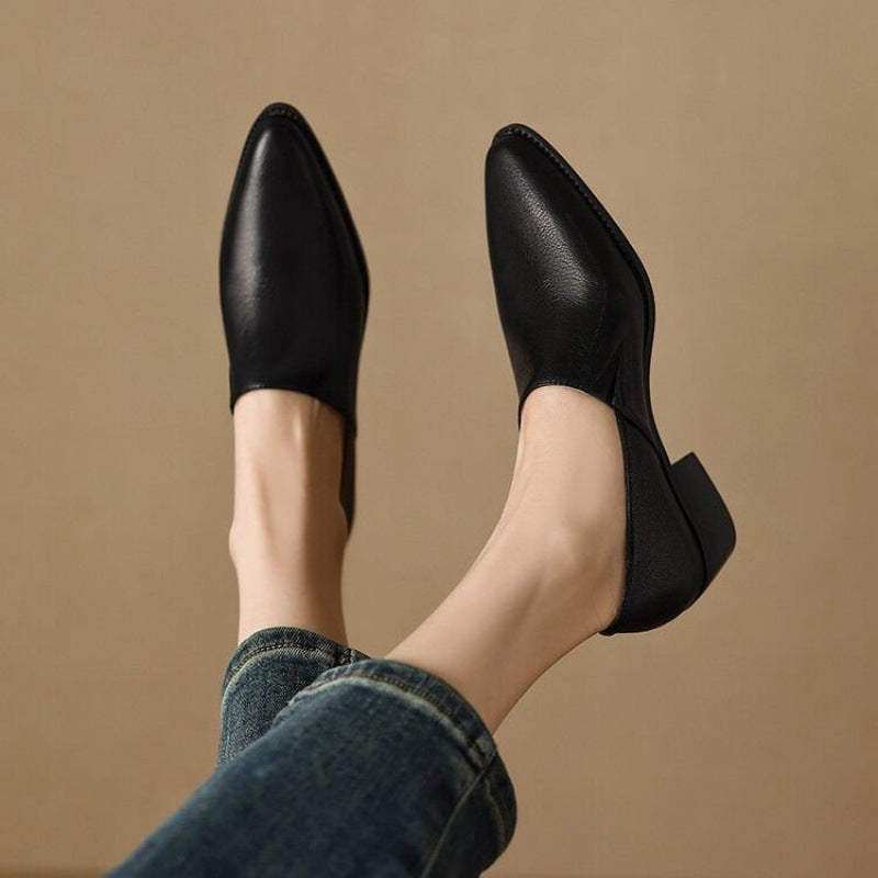 ✨ Spring/Summer Hot Sale 50% OFF 💕Women's Vintage Pointed Toe Slip-On Soft Shoes(The more you buy, the higher the discount)
