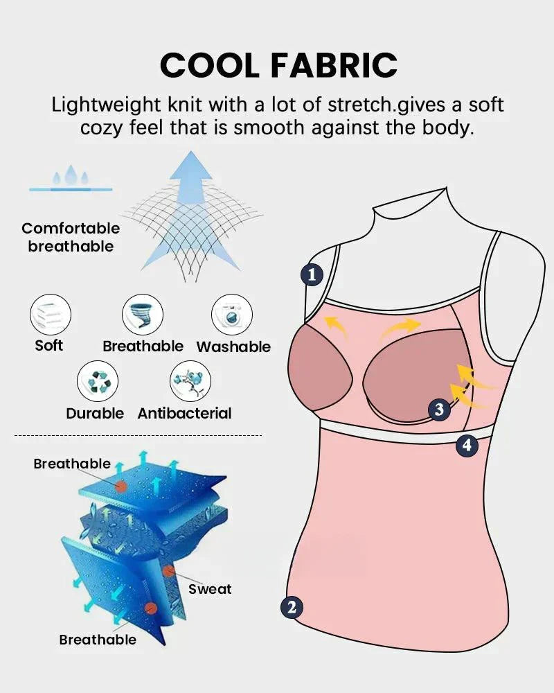 🎁Easter Hot Sale 50% OFF🌺Loose-fitting Tank Top With Built-in Bra