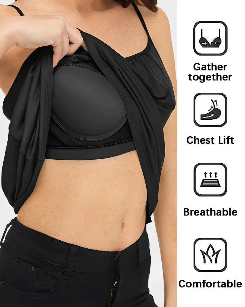 🎁Easter Hot Sale 50% OFF🌺Loose-fitting Tank Top With Built-in Bra
