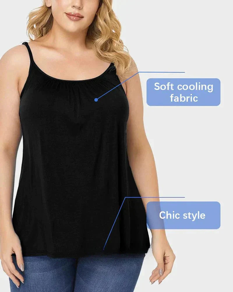 🎁Easter Hot Sale 50% OFF🌺Loose-fitting Tank Top With Built-in Bra