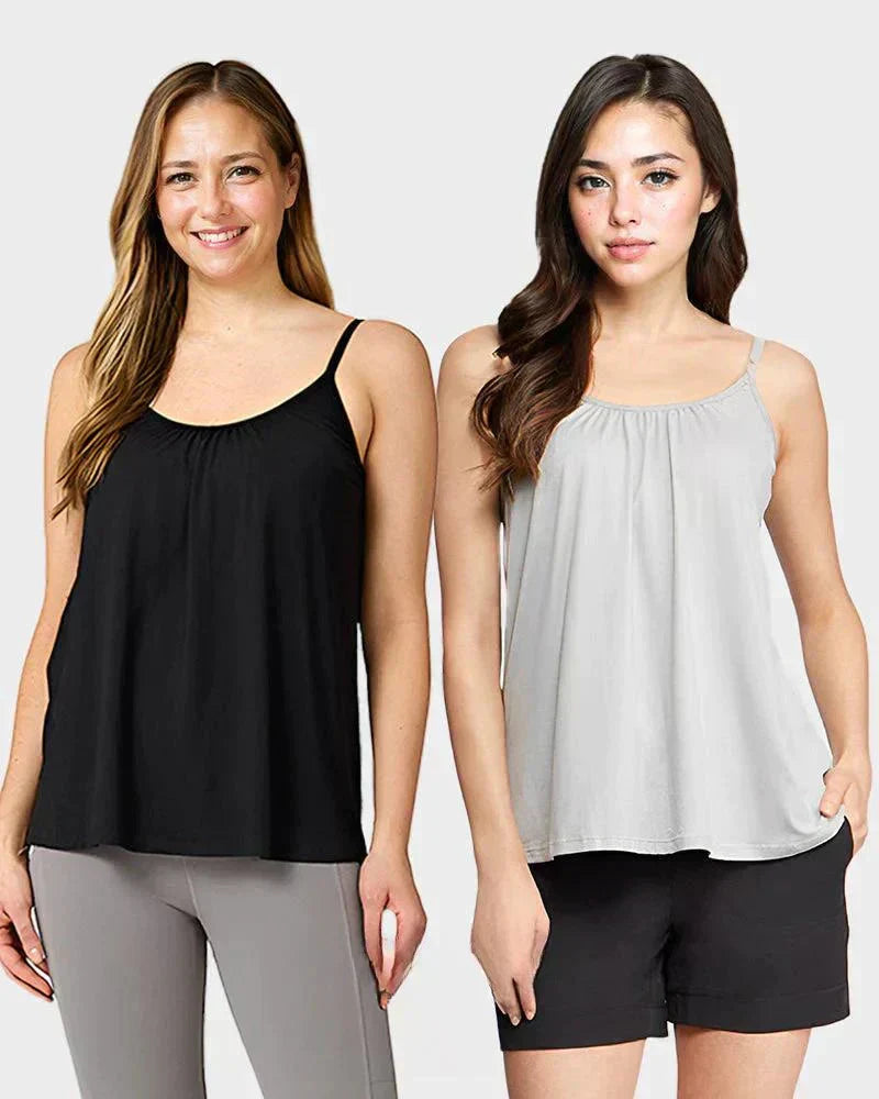 🎁Easter Hot Sale 50% OFF🌺Loose-fitting Tank Top With Built-in Bra