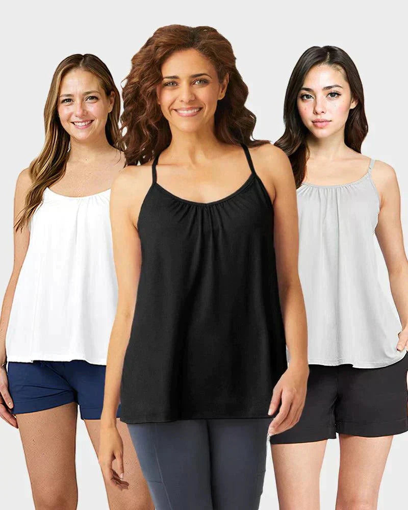 🎁Easter Hot Sale 50% OFF🌺Loose-fitting Tank Top With Built-in Bra