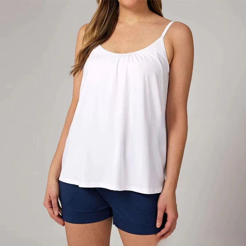🎁Easter Hot Sale 50% OFF🌺Loose-fitting Tank Top With Built-in Bra