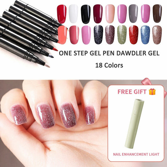 ⏰TIJDELIJKE AANBIEDING✨ 💅 3-in-1 nagelgel pen set giftvrij langhoudend tot 30 dagen zonder primer