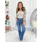 👖Hot Sale 49% Off🔥High Rise Non Distressed Vintage Frayed Hem Bootcut Jeans