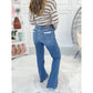 👖Hot Sale 49% Off🔥High Rise Non Distressed Vintage Frayed Hem Bootcut Jeans