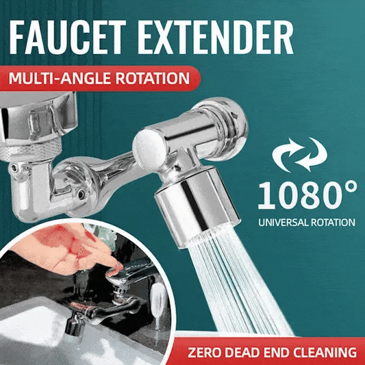 🔥 Bestseller 50% Off 💧🚰 Universal Sink Tap Adaptor ✨1440° Rotatable Faucet Aerator Extension