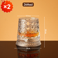 🥛💎Nieuwjaarsaanbieding 53% korting! ✨🔥 360° draaibaar whiskyglas