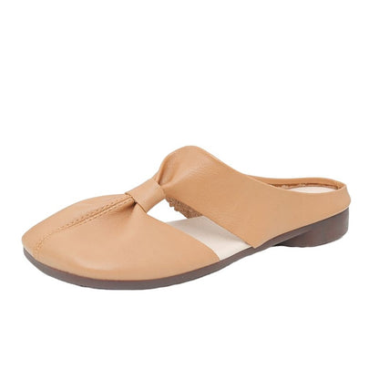 🔥Hot Sale 49% Off🔥Handmade Soft Leather Summer Light Slippers