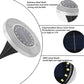 🔥 Hot sale 50% korting🔥 Roestvrijstalen grondlamp op zonne-energie met 8 LED-lampen