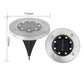 🔥 Hot sale 50% korting🔥 Roestvrijstalen grondlamp op zonne-energie met 8 LED-lampen
