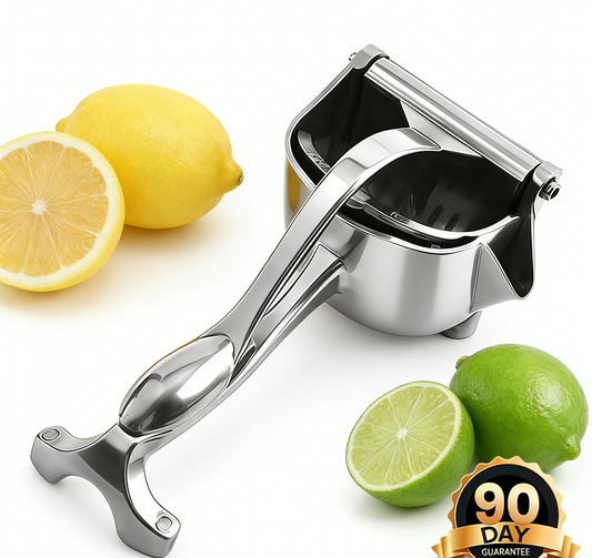 Roestvrijstalen Citruspers™ – Maximale Sapopbrengst | Hendelbediening | Makkelijk Schoon te Maken