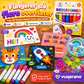 🎨 3D puffpenner for barn – 6 stk, magisk blekk som heves med varme. Perfekt julegave og kreativ moro! ✨🎁