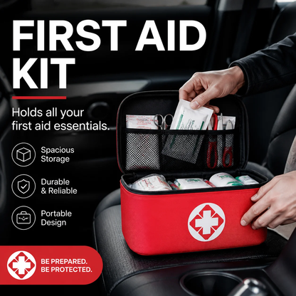 🔥Aanbieding: 49% korting🔥 Draagbare EHBO-set met 26 onderdelen – voor thuis, in de auto, op reis en tijdens het kamperen, compact 🏥