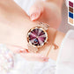 🔥Dames modieuze diamant maanster horloge