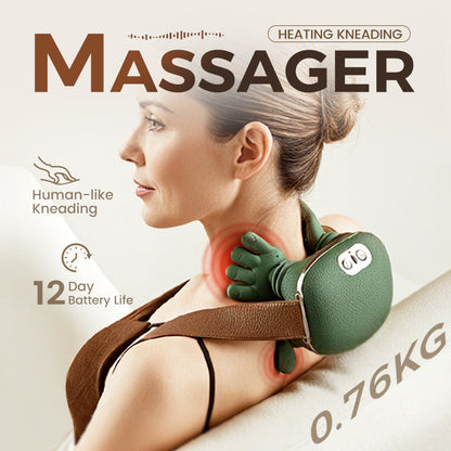🌲 Super kerstaanbieding: 50% KORTING! 🌲 De beste draagbare nekmassager – 3 keer meer ontspanning! 💆