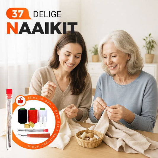 🔥 37-delige naaigereedschapsset – Nu 50% KORTING! Alles wat je nodig hebt voor naaien, handig en compleet!