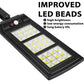 💡 Solar LED-lamp 6000K 🌟 60W Solar straatlamp met hoge lichtopbrengst 6000 lumen