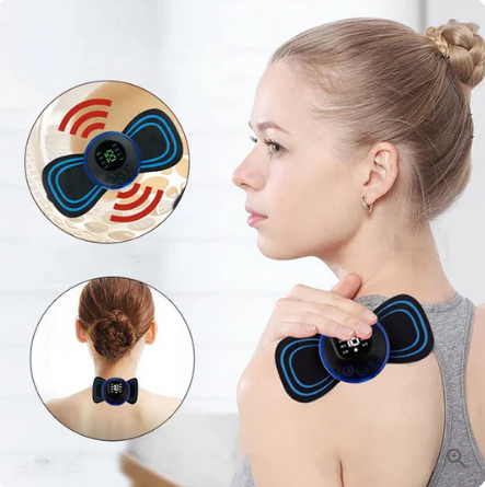 🔥 50% korting – Draagbare massager met 8 standen & LCD-scherm: pijnverlichting overal, onzichtbaar onder je kleding! 💆‍♀️⚡