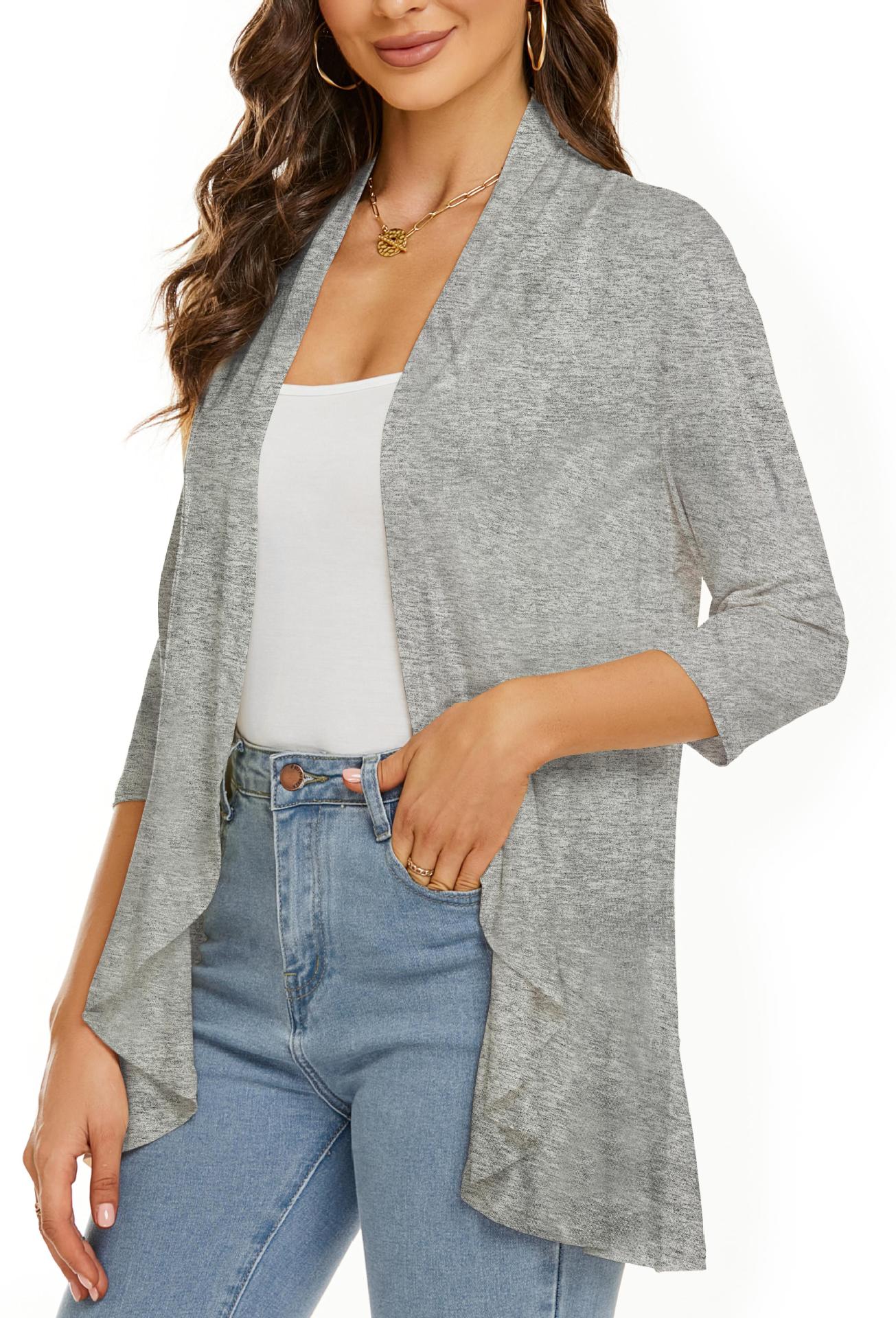 💖LAST DAY SALE 50% OFF💖Women's Casual Lightweight Open Front Cardigans