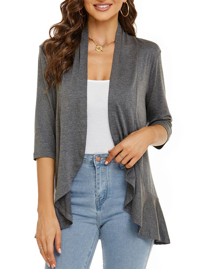 💖LAST DAY SALE 50% OFF💖Women's Casual Lightweight Open Front Cardigans