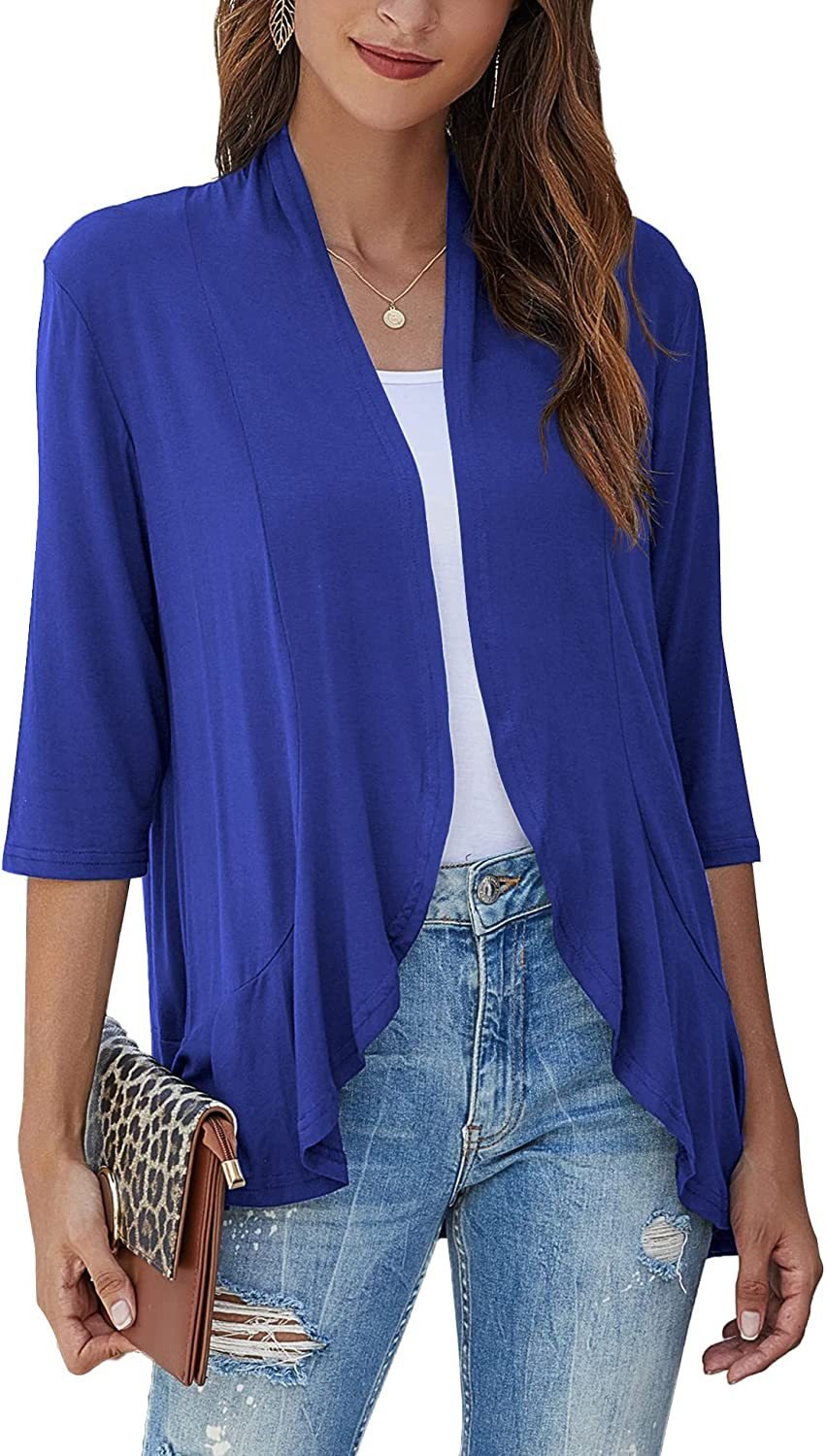 💖LAST DAY SALE 50% OFF💖Women's Casual Lightweight Open Front Cardigans