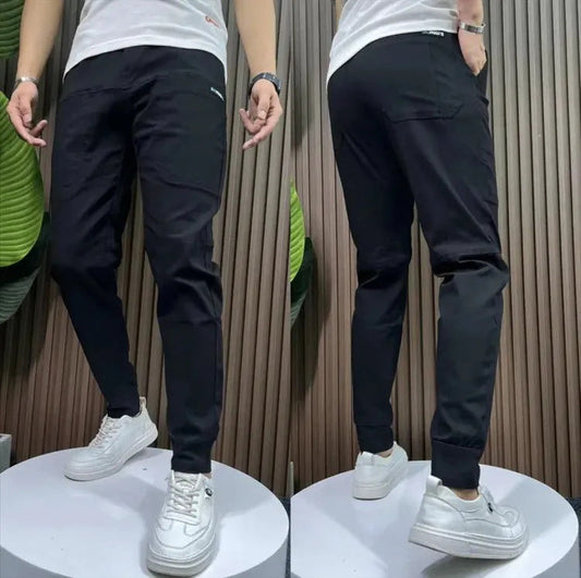 🔥Koop 2 Gratis Verzending-Men's Hoge Stretch Multi-pocket Skinny Cargo Pants👖