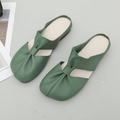 🔥Hot Sale 49% Off🔥Handmade Soft Leather Summer Light Slippers