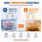 🥗 100 Stuks Elastische Voedingsovertrekken – Houd Voedsel Langer Vers & Bespaar Tijd ✨