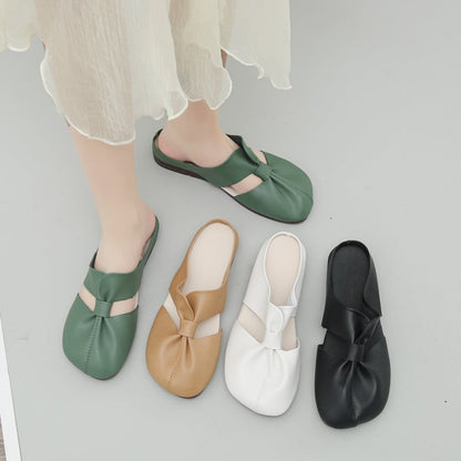 🔥Hot Sale 49% Off🔥Handmade Soft Leather Summer Light Slippers