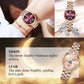 🔥Dames modieuze diamant maanster horloge