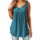 👚Comfortabele mouwloze tanktop met losse knopen voor dames