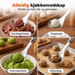 🎁 KJØP 1, FÅ 1 GRATIS – Kjøttbollemaker i rustfritt stål – glatt overflate – ergonomisk håndtak – for kjøttboller, fiskekaker og vegetarboller
