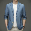 Men's Summer Ice Silk Wrinkle-proof Lightweight Suit Jacket