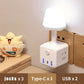 🎁✨Hot sale🔥Remote Control LED Light Lamp With USB Adapter