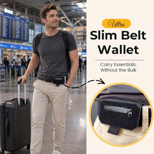 🌞Fris De Lente In Met 50% Korting!💳Slanke Verborgen Riemportemonnee – Discrete Pasjeshouder voor Reizen, Winkelen en Dagelijks Gebruik