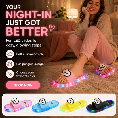 🔥 NIEUW LED Lichtgevende Pantoffels Zacht Comfortabel Leuk & Opvallend