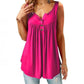 👚Comfortabele mouwloze tanktop met losse knopen voor dames