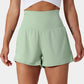 ✨️2025 New Hot Sales✨️High Waisted 2-in-1 Yoga Shorts & Side Pockets