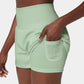 ✨️2025 New Hot Sales✨️High Waisted 2-in-1 Yoga Shorts & Side Pockets