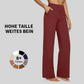 🎁Hot Selling-aanbevelingen voor 2026🔥 Loszittende high-waist business casual broeken en yogabroeken