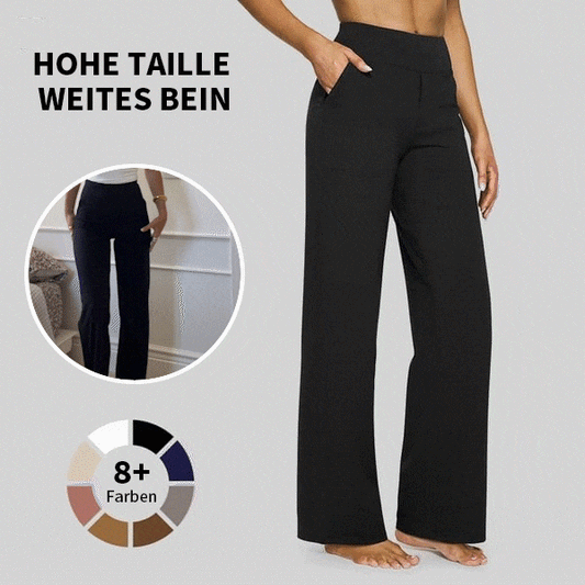 🎁Hot Selling-aanbevelingen voor 2026🔥 Loszittende high-waist business casual broeken en yogabroeken