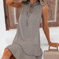 💃 Jurk met geometrische print en strik voor dames – Stijlvol, elegant en moeiteloos chic ✨👗