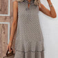 💃 Jurk met geometrische print en strik voor dames – Stijlvol, elegant en moeiteloos chic ✨👗